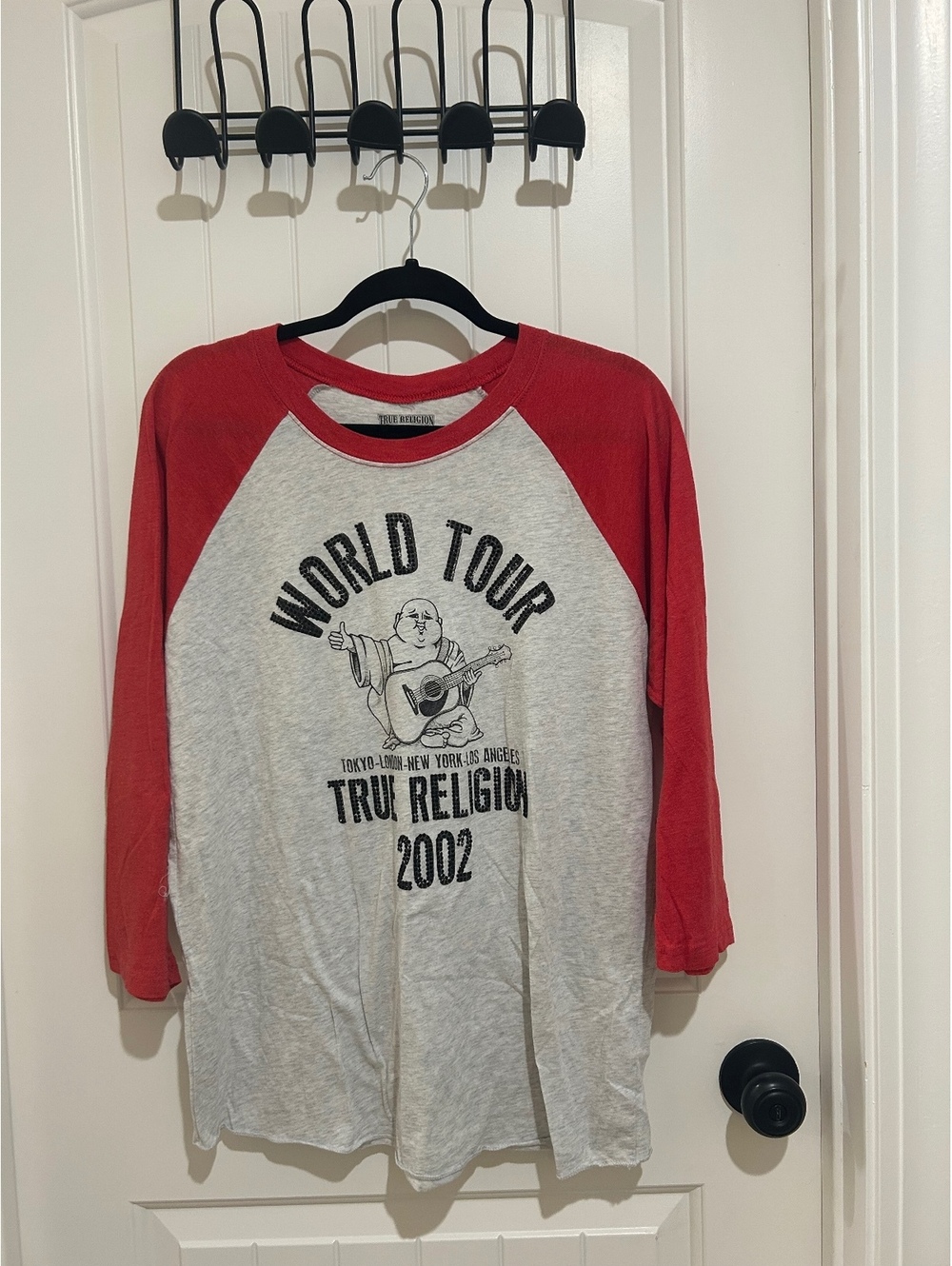 True Religion World Tour 2002 Raglan Sleeve T-Shirt L/G
